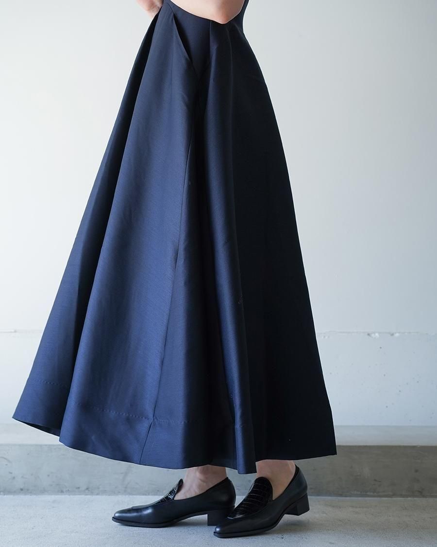 HARUNOBUMURATA MAGGIE - WOOL SILK VOLUME DRESS