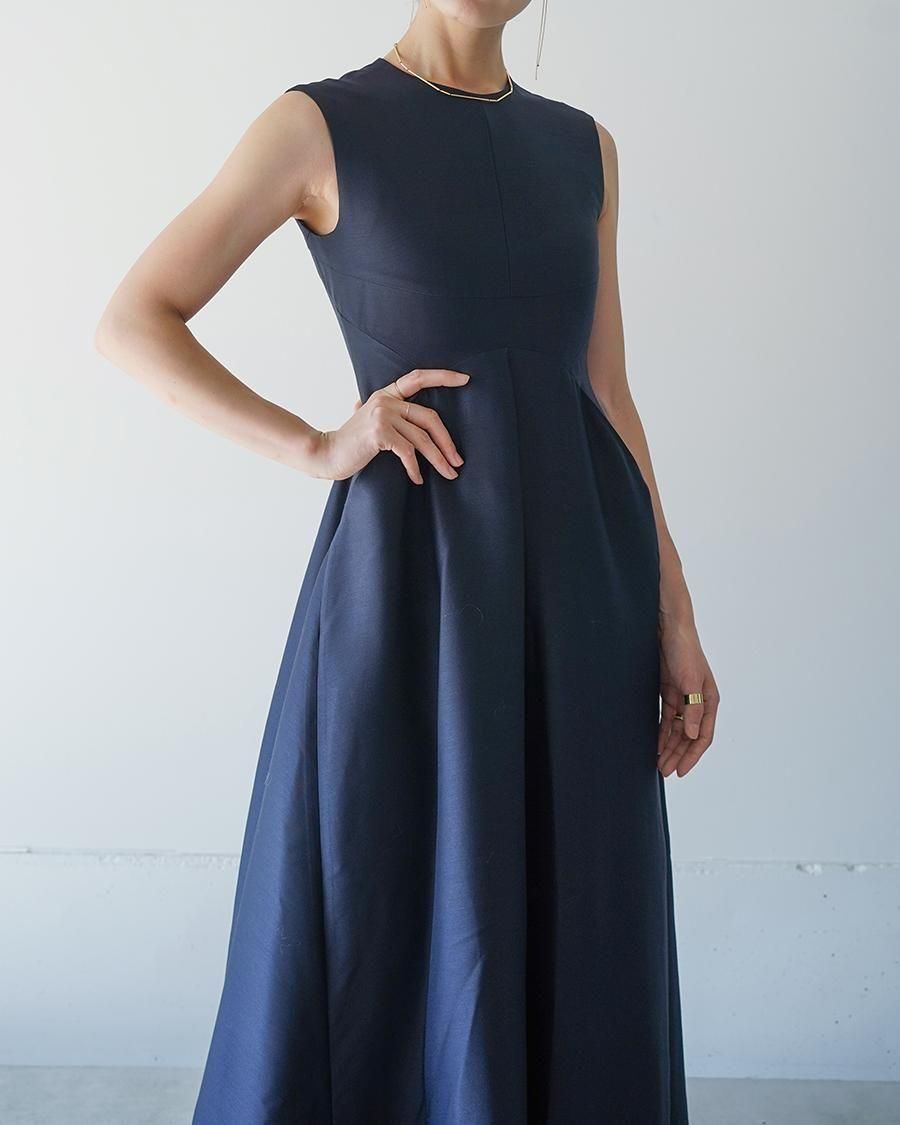 HARUNOBUMURATA MAGGIE - WOOL SILK VOLUME DRESS