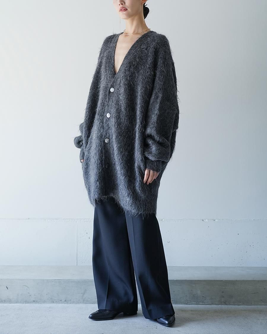 HARUNOBUMURATA ハルノブムラタ ニット カーディガン 38 HARUNOBUMURATA KASSEL オーバーサイズカーディガン ブラック