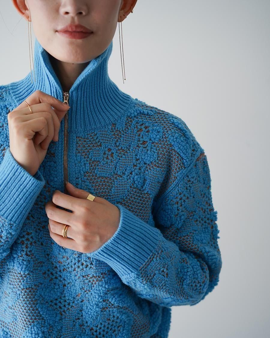 PHOTOCOPIEU TATE / HALF-ZIP SWEATER