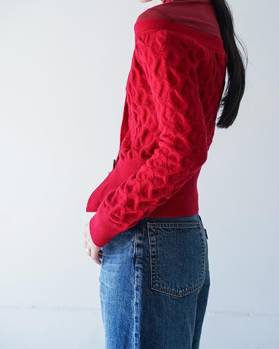 PHOTOCOPIEU TOPAZ / OFF-SHOULDER SWEATER