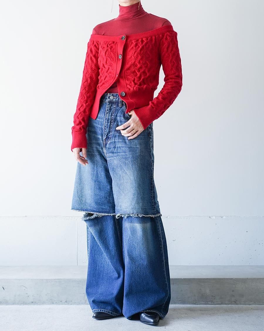 PHOTOCOPIEU TOPAZ / OFF-SHOULDER SWEATER