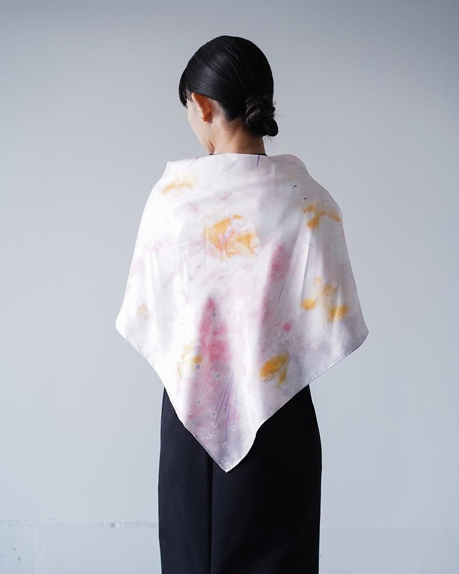 小物 mame kurogouchi Hand Printed Silk Scarf Mame Kurogouchi Hand Printed Silk Scarf - Altamira