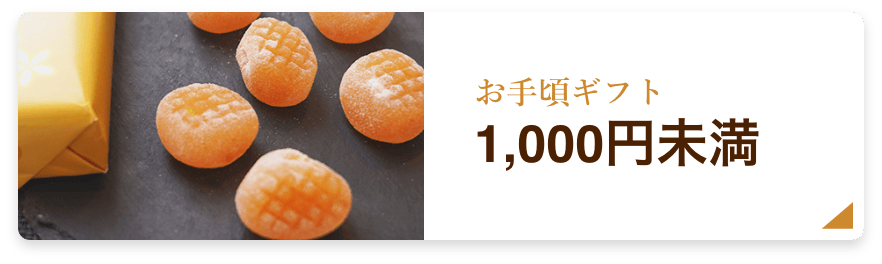 お手軽ギフト 1,000円未満
