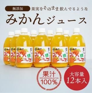 えひめのみかんジュース 500ml×6本セット - えひめギフト えひめのみかんジュース 500ml×6本セット - えひめギフト
