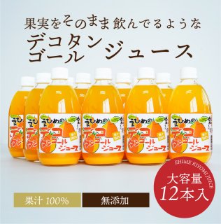 デコタンゴールストレートジュース 500ml×12本セット【送料別途】