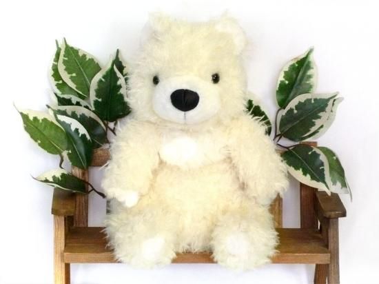 もさもさ くまさん アイボリー - シナダオンラインショップ