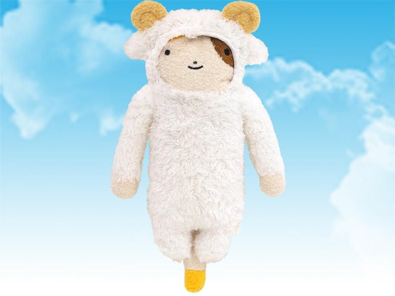 ウサクマのモコモコハーフジップ / ベージュ（MK-406） | もくもくちゃん公式オンラインショップ