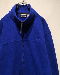 “L.L.Bean” One Point Fleece Jacket BLUE M