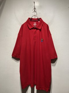 “SCHOOL DUDE” S/S One Point Polo Shirt