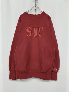1990’s “Champion” REVERSE WEAVE Sweat Shirt [SJU] RED XL