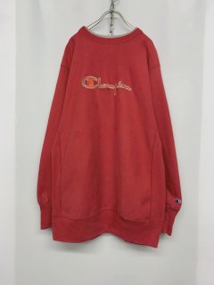 1990’s “Champion” REVERSE WEAVE Sweat Shirt [LOGO] RED XXL