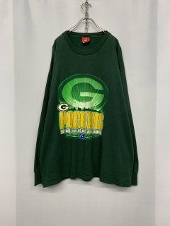 2000’s “GREEN BAY PACKERS” L/S Print Tee No1