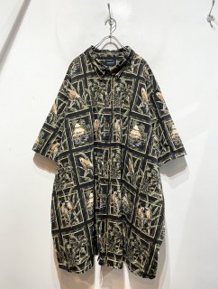 “HARBOR BAY” S/S Oversized Hawaiian Shirt