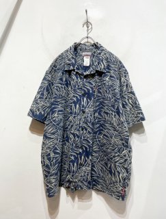 “QUIKSILVER” S/S Cotton Hawaiian Shirt