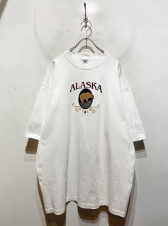 “ALASKA” Embroidered Tee「Made in U.S.A.」