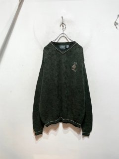90's “hagger” One Point Knit「Made in USA」