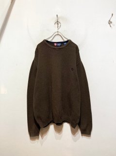 “CHAPS” One Point Cotton Knit