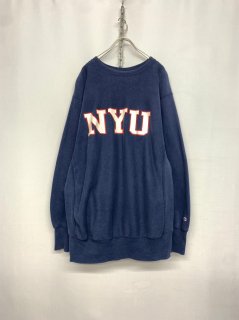 90’s “Champion” REVERSE WEAVE Sweat Shirt「NYU」