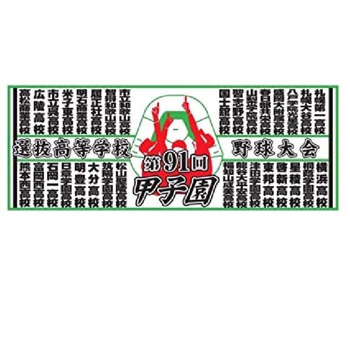 19 第91回 選抜高等学校野球大会 春の甲子園 校名入りフェイス 19 第91回 選抜高等学校野球大会 春の甲子園 校名入りフェイス