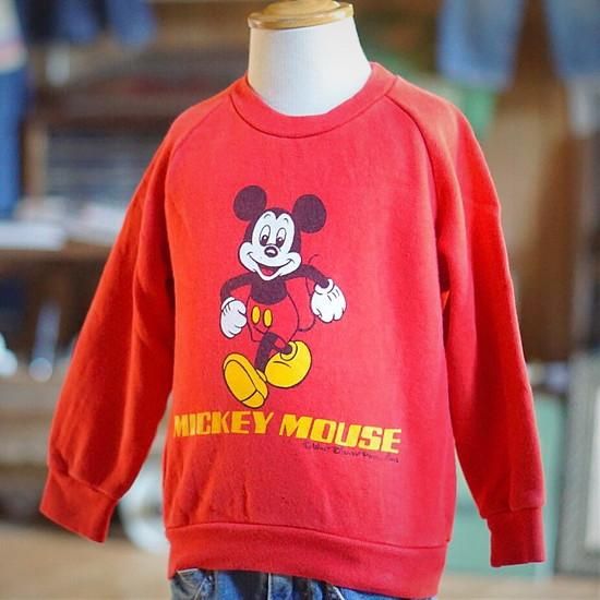 ヴィンテージディズニーミッキーマウスキッズスウェット ヴィンテージディズニーミッキーマウスキッズスウェット