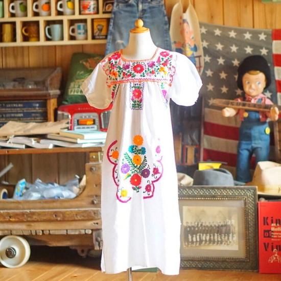 キッズメキシカン刺繍ワンピース キッズメキシカン刺繍ワンピース