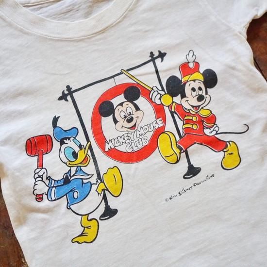 ヴィンテージ　ミッキーマウス　2点セット ヴィンテージミッキーマウスクラブキッズTシャツ