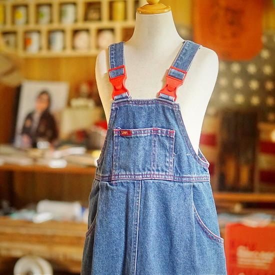 ヴィンテージキッズleeデニムジャンパースカートusa製