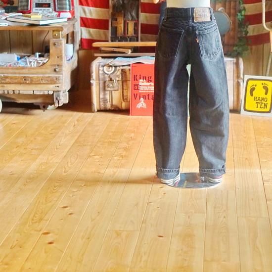 【希少】リーバイス　ヴィンテージ　デニム　550 キッズ　古着　120 ヴィンテージリーバイス550キッズデニムパンツ