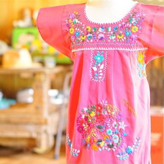 キッズメキシカン刺繍ワンピース