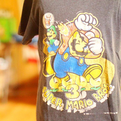 kids vintage マリオ Tシャツ
