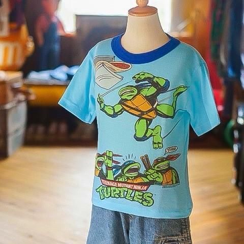 ヴィンテージミュータントタートルズキッズTシャツUSA製