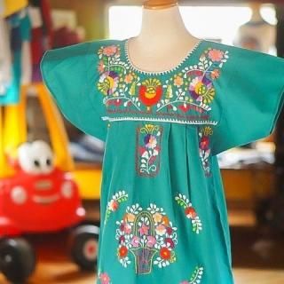 キッズメキシカン刺繍ワンピース