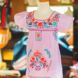 キッズメキシカン刺繍ワンピース