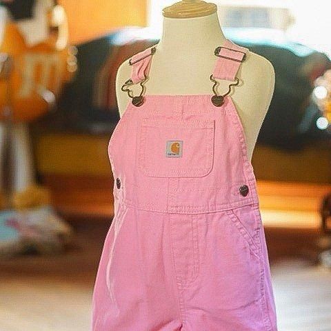 ヴィンテージキッズカーハートオーバーオール