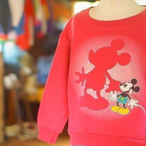kids vintage ミッキーマウス スウェット ヴィンテージディズニーキッズスウェットUSA製