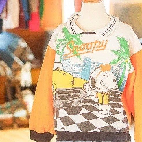 ヴィンテージスヌーピーキッズスウェット