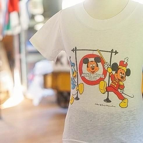 ヴィンテージミッキーマウスクラブキッズTシャツUSA製