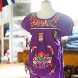 キッズメキシカン刺繍ワンピース