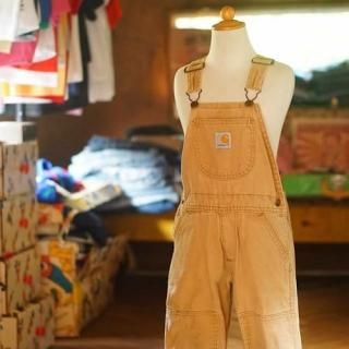希少　ヴィンテージカーハート　キッズ　オーバーオール　アメリカ製 希少 carhartt ヴィンテージカーハート キッズ オーバーオール