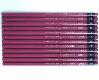 鉛筆（三菱ユニ）１２本セット　中学コース推奨