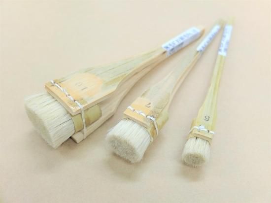 名村大成堂 筆 豚毛 ボカシ刷毛（硬） - 画材あ～る