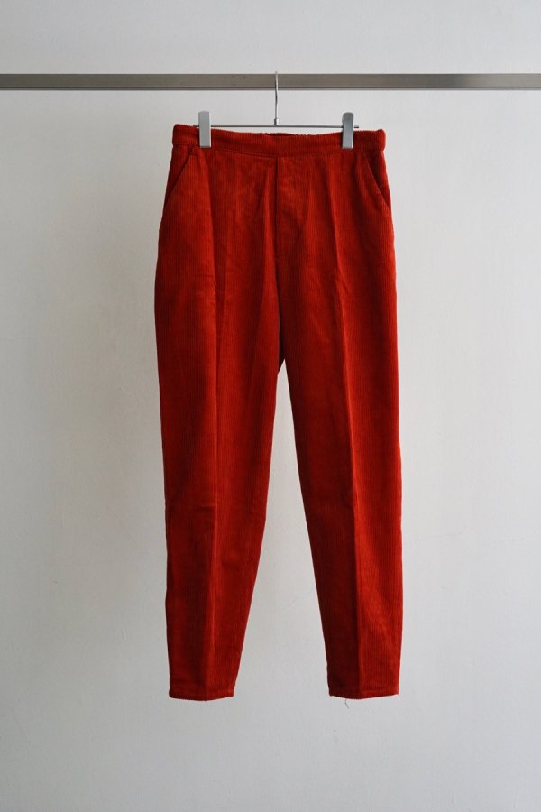 COLTESSE / CODUROY TAPERED PANTS / RUST