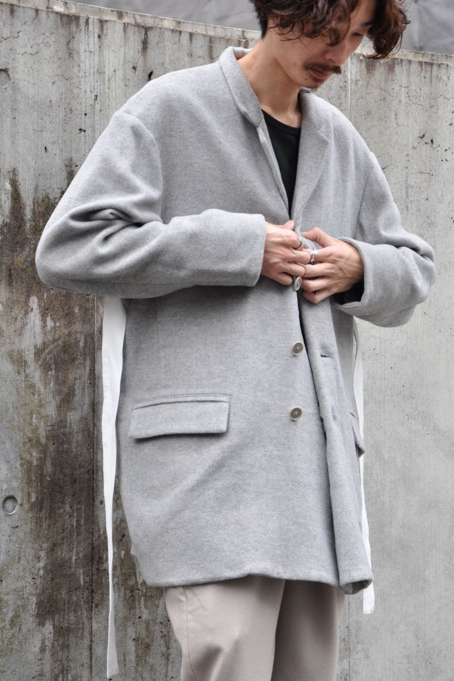 COSMIC WONDER / Reversible Linen Wool jacket / Gray
