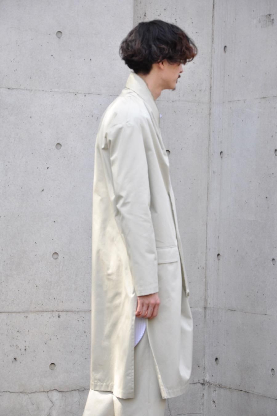 LUCIO VANOTTI / TRENCH COAT / SAND 【Nid ONLINE STORE】