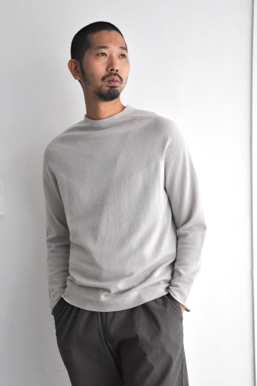COSMIC WONDER / Cashmere sweater / Gray