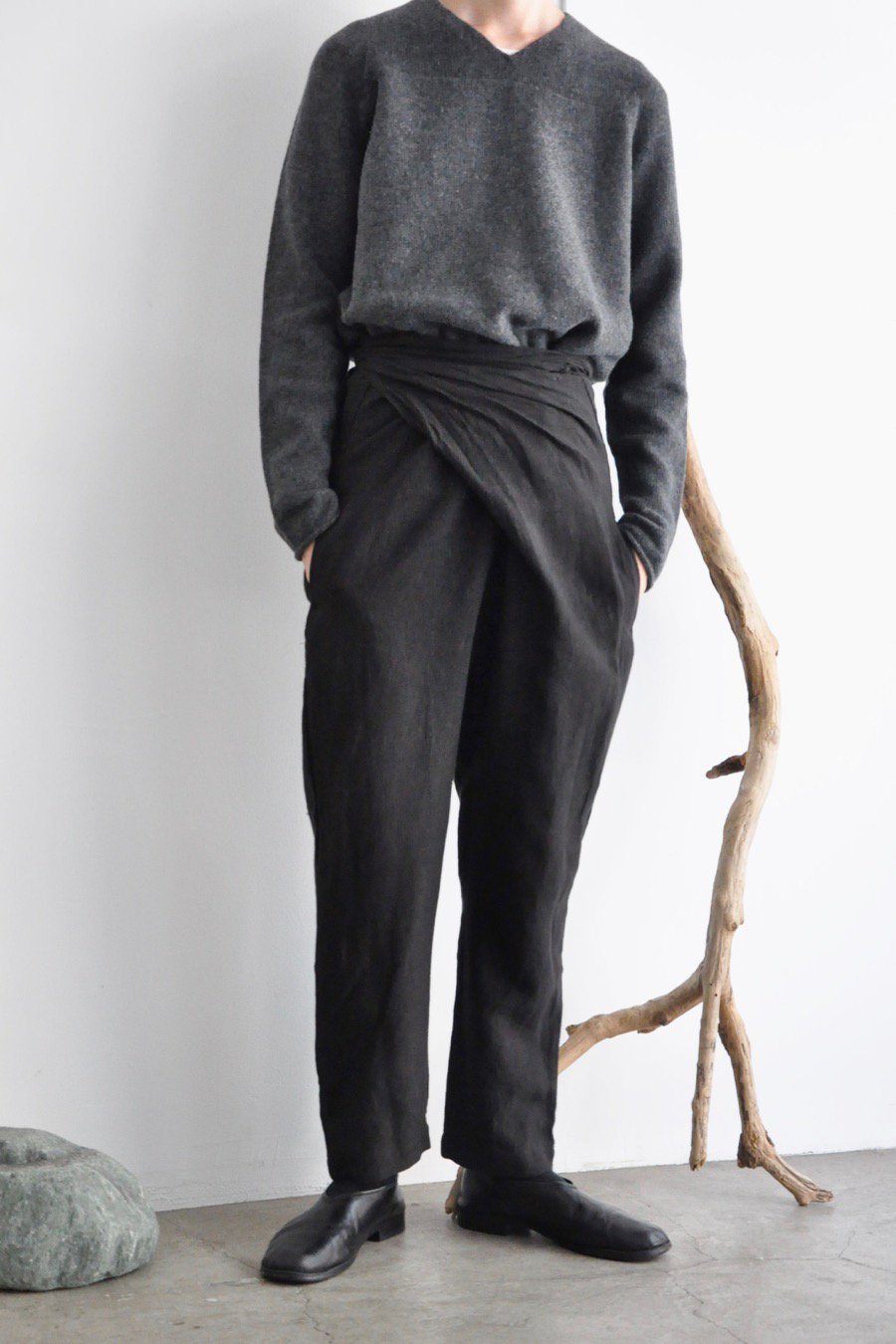 COSMIC WONDER / コズミックワンダー / Linen canvas wrapped pants【Nid ONLINE STORE】