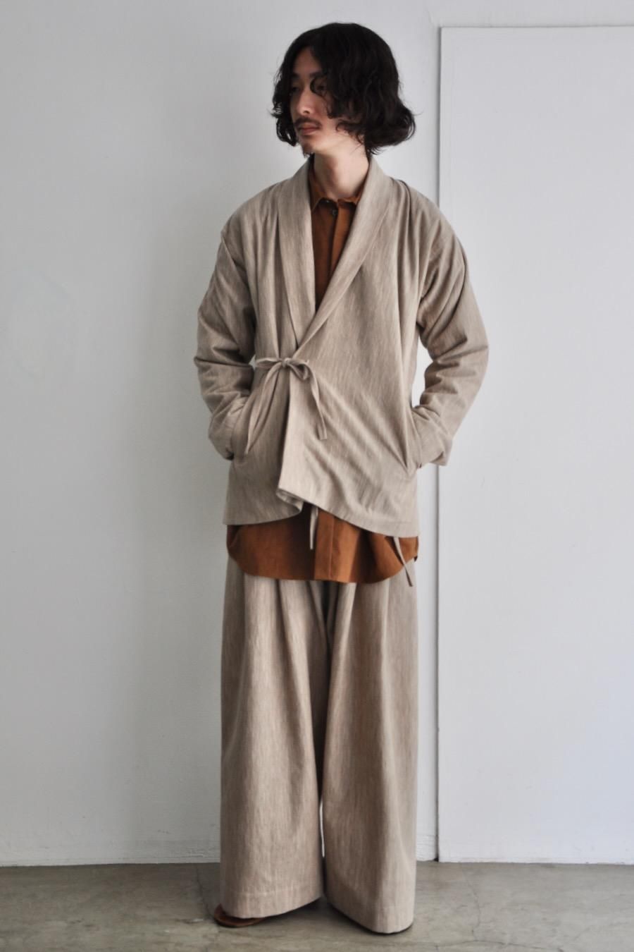 JAN JAN VAN ESSCHE / JACKET#48 / OAT MELE COTTON WOOL CLOTH