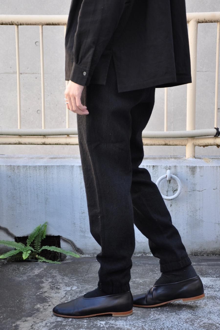 COSMIC WONDER / Folk wool pants / Black