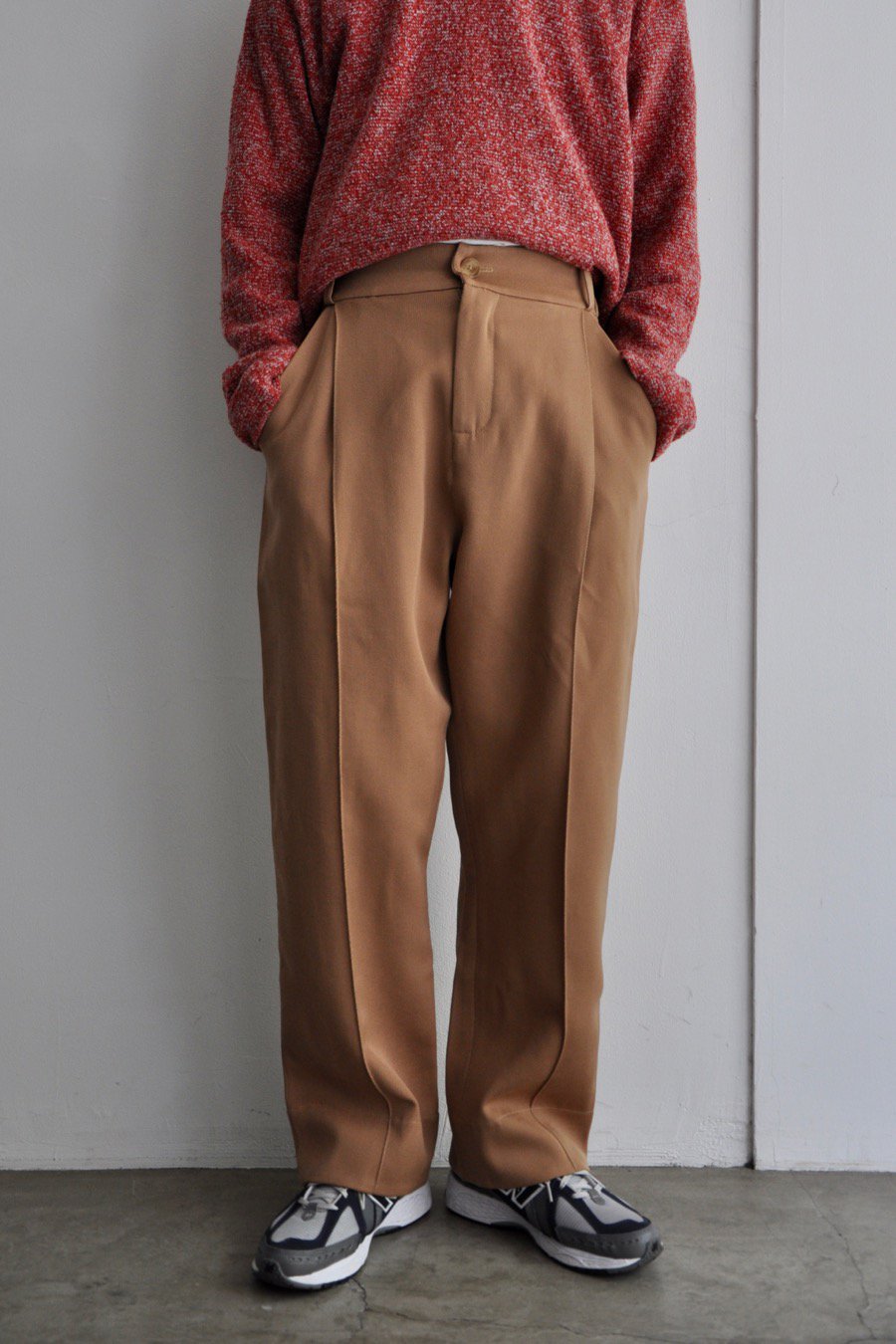 MAI GIDAH / Classic trousers with 3 pocket  / Brown sugar